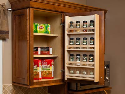 Custom Cabinet Accessory Spice, Spice Organizer For Cabinets