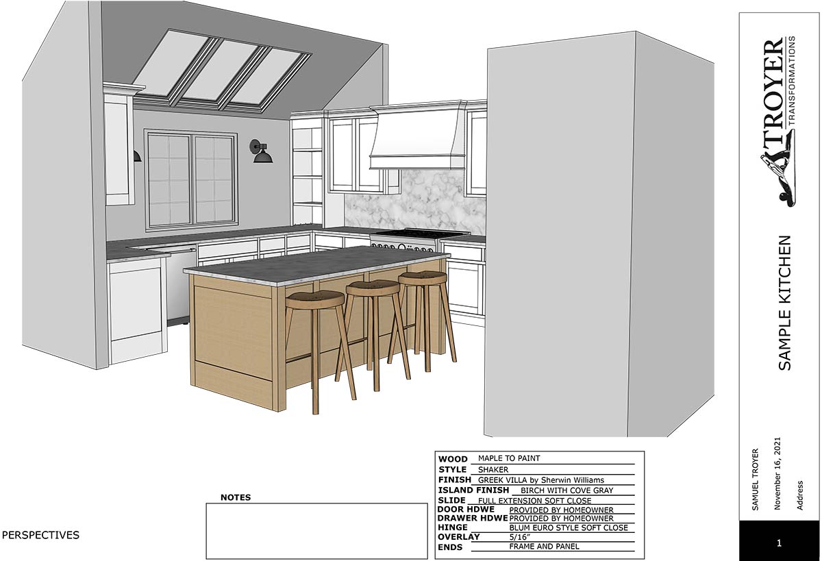Custom Design Project - Kitchen Cabinets